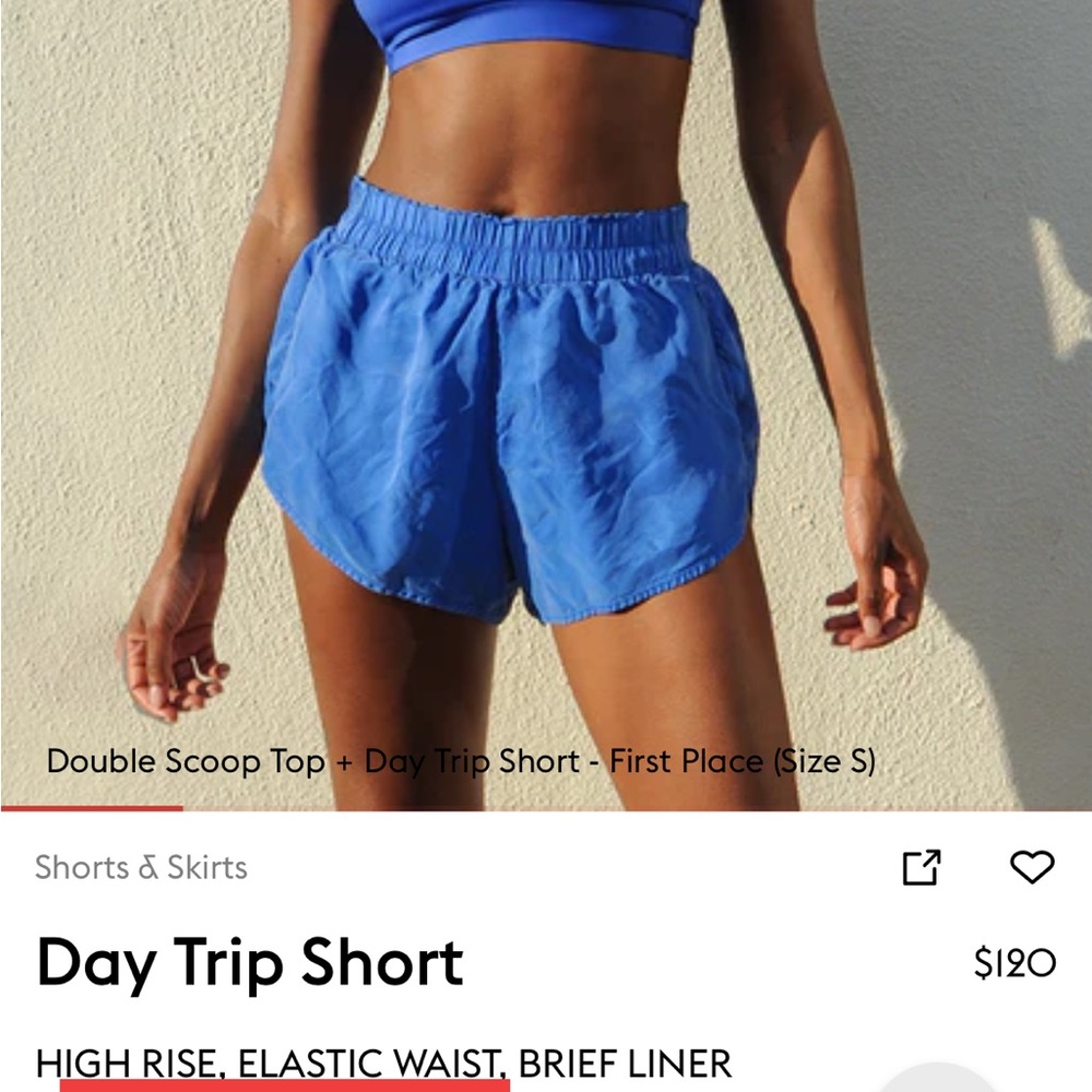 Left On Friday - Day Trip Shorts - First Place Blue
